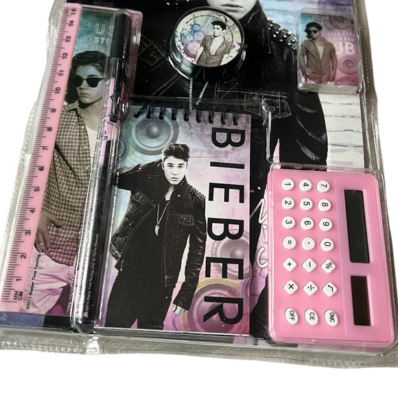 Justin Bieber Claire's 2013 7-pc Calculator Set - Picture 3 of 5